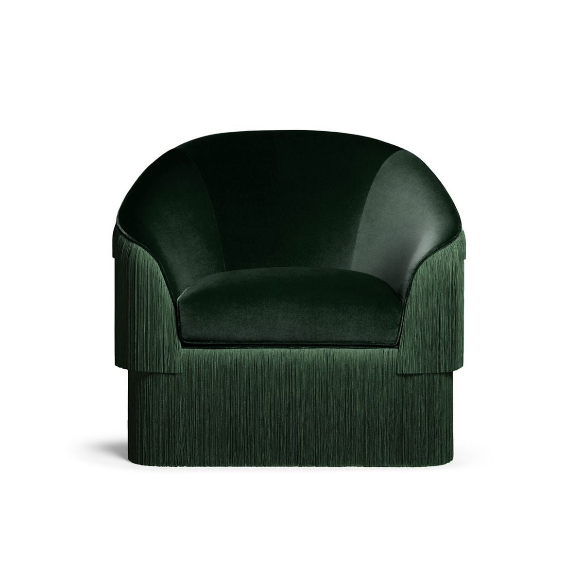 The Emerald Fringe Armchair